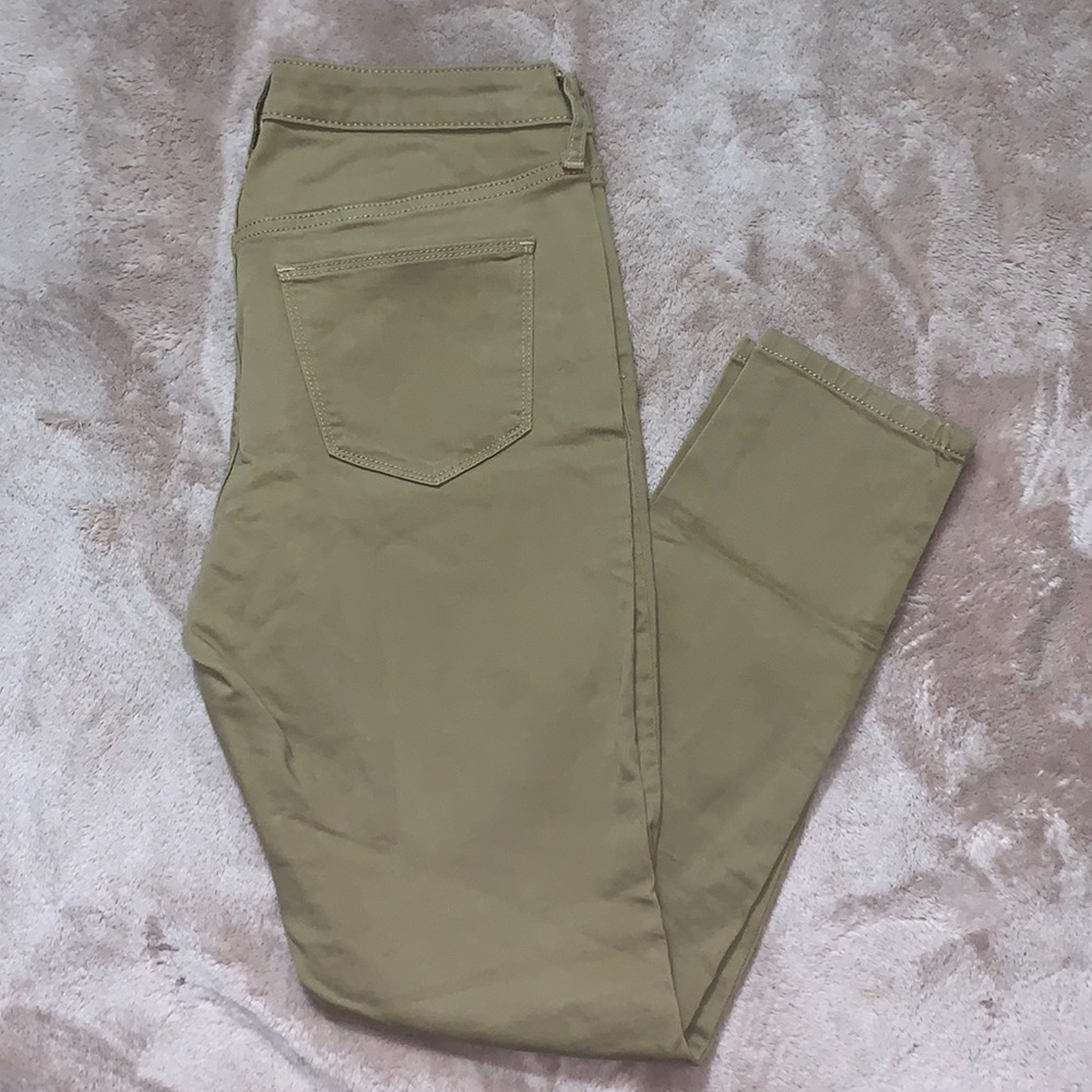 Khaki Pants - mid rise skinny